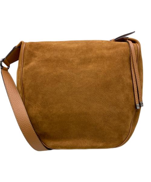 GIANNI CHIARINI（ジャンニ キアリーニ）GIANNI CHIARINI (ジャンニ キアリーニ) Charlotte ヌバックショルダーバッグ ブラウンの古着・服飾アイテム