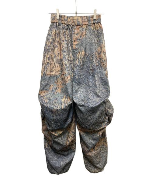 DIESEL（ディーゼル）DIESEL (ディーゼル) レインカモグラフィックカーゴパンツ ブラウン×ブルー サイズ:38の古着・服飾アイテム