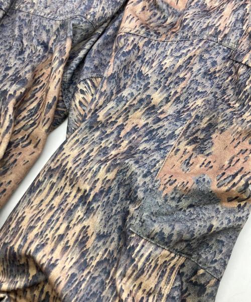 DIESEL（ディーゼル）DIESEL (ディーゼル) レインカモグラフィックカーゴパンツ ブラウン×ブルー サイズ:38の古着・服飾アイテム