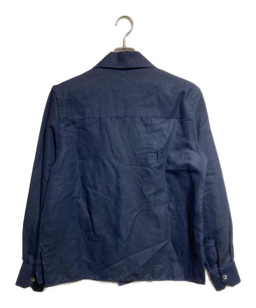 camisas manolo（カミサス マノロ）camisas manolo (カミサス マノロ) BUENAS NOCHES SHIRT/ブエナス・ノーチェス シャツ ネイビー サイズ:44の古着・服飾アイテム