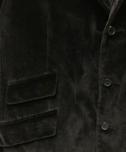 POLO RALPH LAUREN（ポロ・ラルフローレン）POLO RALPH LAUREN (ポロ・ラルフローレン) ベロアテーラードジャケット ブラック サイズ:44の古着・服飾アイテム
