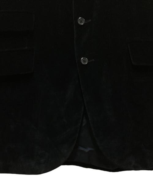 POLO RALPH LAUREN（ポロ・ラルフローレン）POLO RALPH LAUREN (ポロ・ラルフローレン) ベロアテーラードジャケット ブラック サイズ:44の古着・服飾アイテム