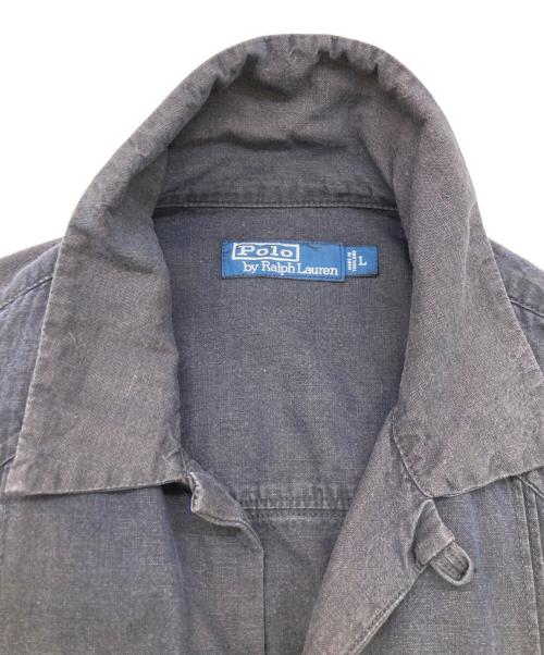 POLO RALPH LAUREN（ポロ・ラルフローレン）POLO RALPH LAUREN (ポロ・ラルフローレン) キューバシャツ ネイビー サイズ:	SIZE Lの古着・服飾アイテム