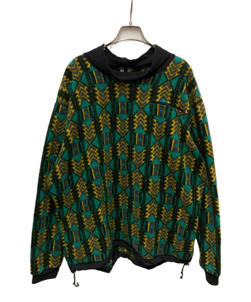 THE NORTH FACE（ザ ノース フェイス）THE NORTH FACE (ザ ノース フェイス) 90s RAGEモックネックフリーススウェット グリーン サイズ:Mの古着・服飾アイテム