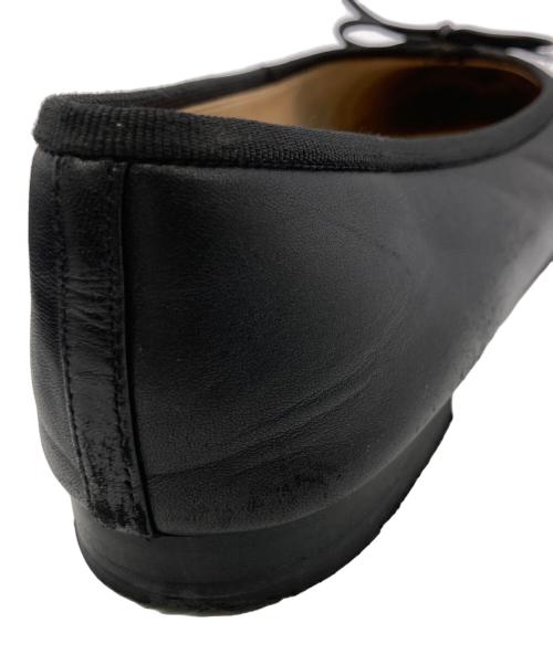CHANEL（シャネル）CHANEL (シャネル) バレリーナ ココマークリボンパンプス ブラック サイズ:	SIZE 38 1/2の古着・服飾アイテム