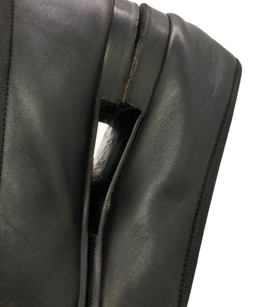 CHANEL（シャネル）CHANEL (シャネル) バレリーナ ココマークリボンパンプス ブラック サイズ:	SIZE 38 1/2の古着・服飾アイテム