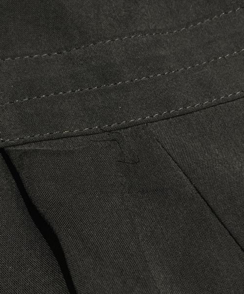 Y's for men（ワイズフォーメン）Y's for men (ワイズフォーメン) WOOL GABARDINE 7-BUTTON VEST/ウールギャバジン製ボタンベスト ブラック サイズ:3の古着・服飾アイテム