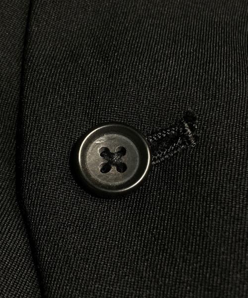 Y's for men（ワイズフォーメン）Y's for men (ワイズフォーメン) WOOL GABARDINE 7-BUTTON VEST/ウールギャバジン製ボタンベスト ブラック サイズ:3の古着・服飾アイテム
