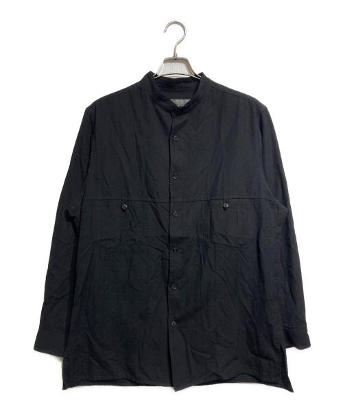 Y's for men（ワイズフォーメン）Y's for men (ワイズフォーメン) スタンドカラーシャツ/Stand-collar shirt ブラック サイズ:4の古着・服飾アイテム