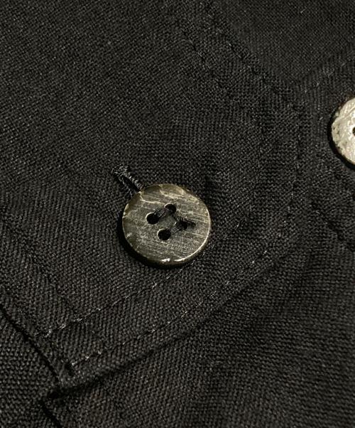 Y's for men（ワイズフォーメン）Y's for men (ワイズフォーメン) スタンドカラーシャツ/Stand-collar shirt ブラック サイズ:4の古着・服飾アイテム