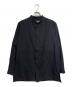 Y's for men（ワイズフォーメン）の古着「スタンドカラーシャツ/Stand-collar shirt」｜ブラック