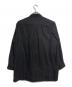 Yohji Yamamoto pour homme (ヨウジヤマモト プールオム) ストライプコットンシャツ/Striped cotton shirt ブラック サイズ:3：27000円
