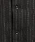 中古・古着 Yohji Yamamoto pour homme (ヨウジヤマモト プールオム) ストライプコットンシャツ/Striped cotton shirt ブラック サイズ:3：27000円