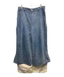 NAMESAKE（ネイムセイク）の古着「PRINCE CRINKLE WASH TRACK JEANS」｜インディゴ