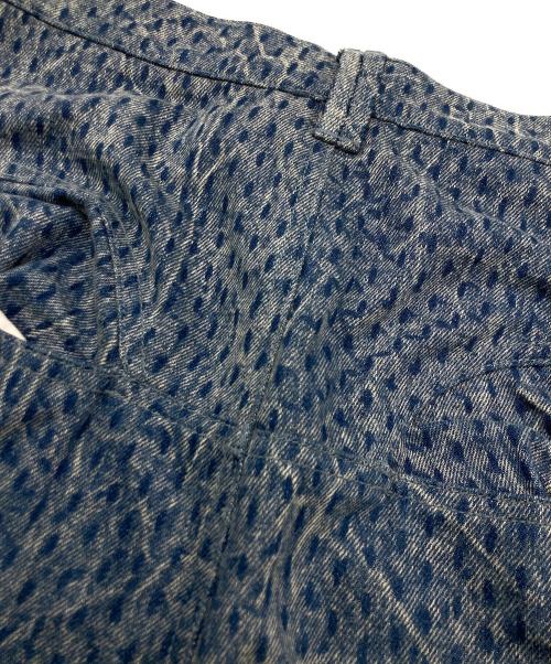 NAMESAKE（ネイムセイク）NAMESAKE (ネイムセイク) PRINCE CRINKLE WASH TRACK JEANS インディゴ サイズ:Lの古着・服飾アイテム