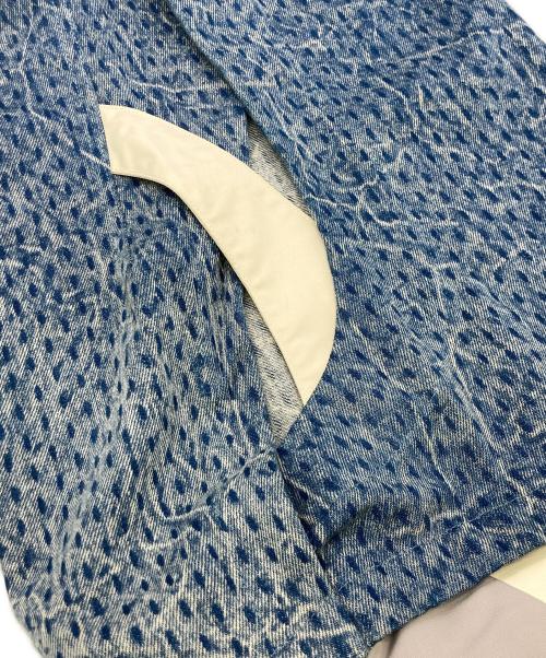 NAMESAKE（ネイムセイク）NAMESAKE (ネイムセイク) PRINCE CRINKLE WASH TRACK JEANS インディゴ サイズ:Lの古着・服飾アイテム