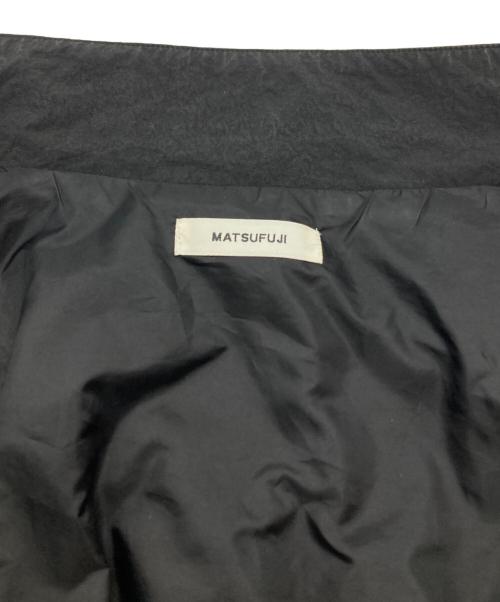 MATSUFUJI（マツフジ）MATSUFUJI (マツフジ) Stand Collar Nylon Jacket/スタンドカラーナイロンジャケット ブラック サイズ:4の古着・服飾アイテム