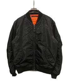 AVIREX（アヴィレックス）の古着「MA-1 フライトジャケット」｜ブラック