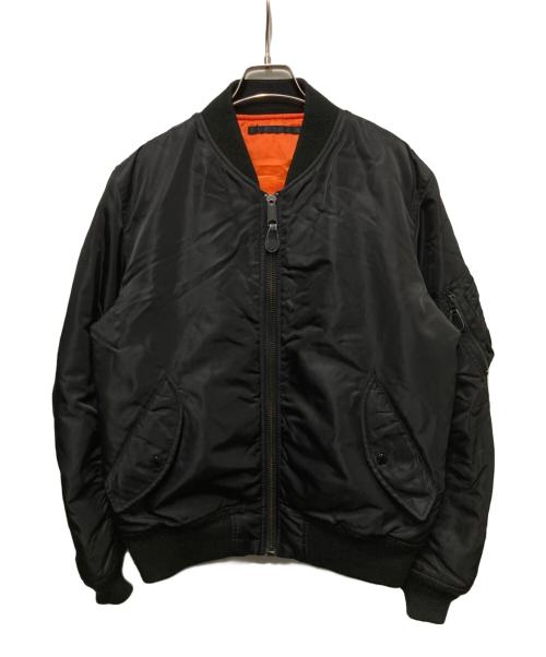 AVIREX（アヴィレックス）AVIREX (アヴィレックス) MA-1 フライトジャケット ブラック サイズ:Lの古着・服飾アイテム