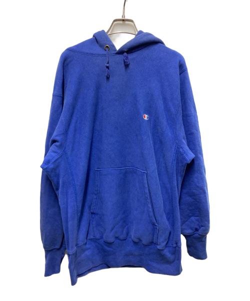 Champion（チャンピオン）Champion (チャンピオン) 90S リバースウィーブスウェットパーカー ブルー サイズ:Lの古着・服飾アイテム