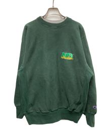 Champion（チャンピオン）の古着「90s リバースウィーブスウェット」｜グリーン×グレー