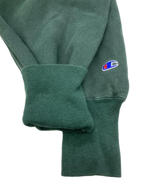Champion（チャンピオン）Champion (チャンピオン) 90s リバースウィーブスウェット グリーン×グレー サイズ:Lの古着・服飾アイテム