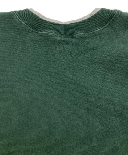 Champion（チャンピオン）Champion (チャンピオン) 90s リバースウィーブスウェット グリーン×グレー サイズ:Lの古着・服飾アイテム