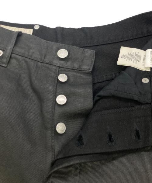 DRIES VAN NOTEN（ドリスヴァンノッテン）DRIES VAN NOTEN (ドリスヴァンノッテン) Pine Denim Pants コーティングパンツ ブラック サイズ:29の古着・服飾アイテム