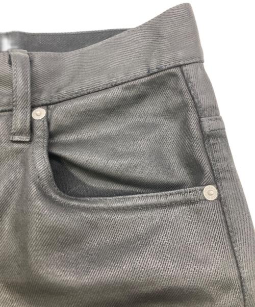 DRIES VAN NOTEN（ドリスヴァンノッテン）DRIES VAN NOTEN (ドリスヴァンノッテン) Pine Denim Pants コーティングパンツ ブラック サイズ:29の古着・服飾アイテム