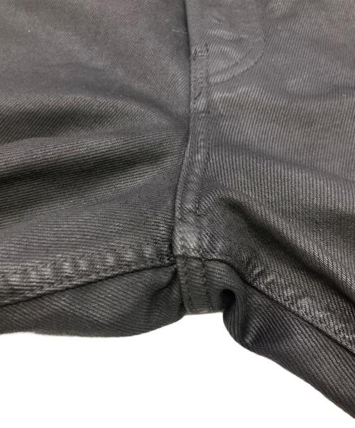 DRIES VAN NOTEN（ドリスヴァンノッテン）DRIES VAN NOTEN (ドリスヴァンノッテン) Pine Denim Pants コーティングパンツ ブラック サイズ:29の古着・服飾アイテム