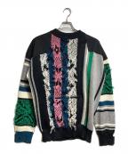 sacaiサカイ）の古着「RUG JACQUARD KNIT PULLOVER/ラグジャカードニットプルオーバー」｜マルチカラー
