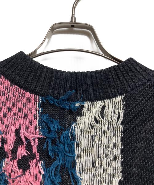 sacai（サカイ）sacai (サカイ) RUG JACQUARD KNIT PULLOVER/ラグジャカードニットプルオーバー マルチカラー サイズ:2の古着・服飾アイテム