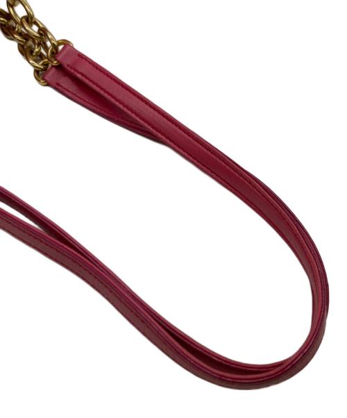 MIU MIU（ミュウミュウ）MIU MIU (ミュウミュウ) マテラッセレザーショルダーバッグ ピンクの古着・服飾アイテム