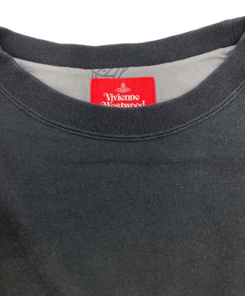 Vivienne Westwood（ヴィヴィアンウエストウッド）Vivienne Westwood (ヴィヴィアンウエストウッド) オーブロゴ刺繍スウェット ブラック サイズ:00の古着・服飾アイテム