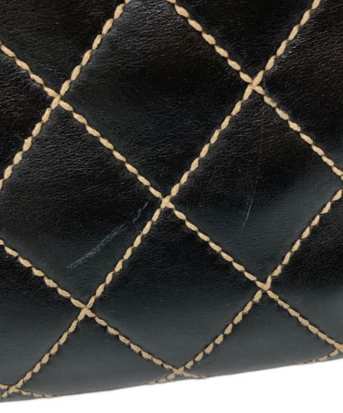 CHANEL（シャネル）CHANEL (シャネル) ワイルドステッチハンドバッグ ブラックの古着・服飾アイテム