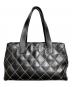 CHANEL（シャネル）の古着「ワイルドステッチハンドバッグ」｜ブラック