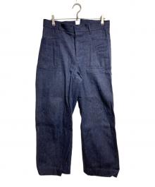 BUTCHER PRODUCTS（ブッチャープロダクツ）の古着「デニムトラウザーパンツ/Denim trousers」｜インディゴ