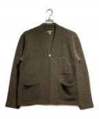ATLAST & COアットラスト）の古着「WORKCARDIGAN/ウォークカーディガン」｜オリーブ