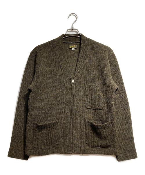 ATLAST & CO（アットラスト）ATLAST & CO (アットラスト) WORKCARDIGAN/ウォークカーディガン オリーブ サイズ:42の古着・服飾アイテム