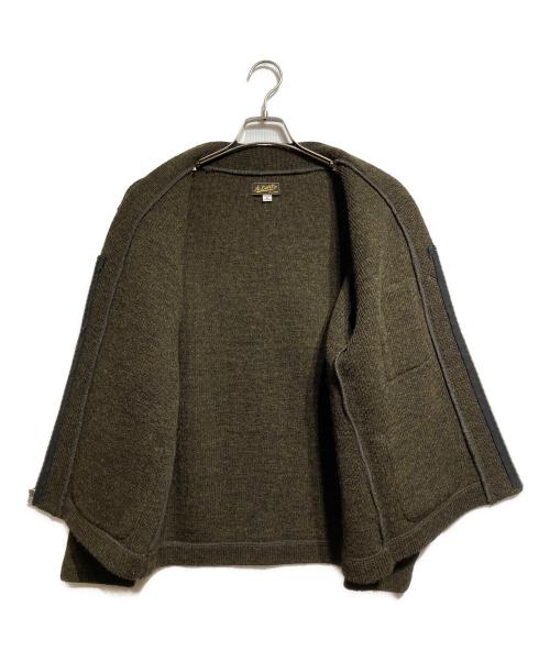 ATLAST & CO（アットラスト）ATLAST & CO (アットラスト) WORKCARDIGAN/ウォークカーディガン オリーブ サイズ:42の古着・服飾アイテム