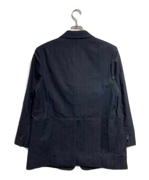 MARGARET HOWELL（マーガレットハウエル）MARGARET HOWELL (マーガレットハウエル) FLANNEL WOOL JACKET/フランネルウールジャケット ネイビー サイズ:2の古着・服飾アイテム
