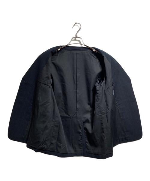 MARGARET HOWELL（マーガレットハウエル）MARGARET HOWELL (マーガレットハウエル) FLANNEL WOOL JACKET/フランネルウールジャケット ネイビー サイズ:2の古着・服飾アイテム
