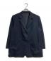 MARGARET HOWELL（マーガレットハウエル）の古着「FLANNEL WOOL JACKET/フランネルウールジャケット」｜ネイビー