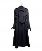JUNYA WATANABE COMME des GARCONS(ジュンヤワタナベ コムデギャルソン）の古着「02AW トレンチコート/Trench coat」｜ネイビー