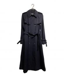 JUNYA WATANABE COMME des GARCONS（(ジュンヤワタナベ コムデギャルソン）の古着「02AW トレンチコート/Trench coat」｜ネイビー