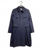 COMME des GARCONS COMME des GARCONSコムデギャルソン コムデギャルソン）の古着「ステンカラーコート/Balmacaan coat」｜ネイビー
