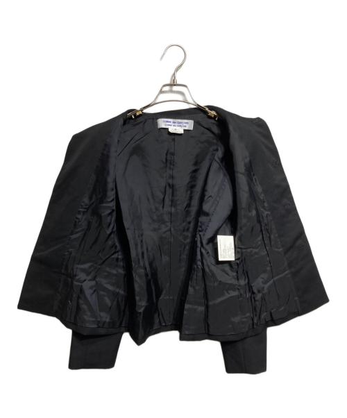 COMME des GARCONS COMME des GARCONS（コムデギャルソン コムデギャルソン）COMME des GARCONS COMME des GARCONS (コムデギャルソン コムデギャルソン) 丸襟ジャケット/Round-collar jacket ブラック サイズ:Sの古着・服飾アイテム