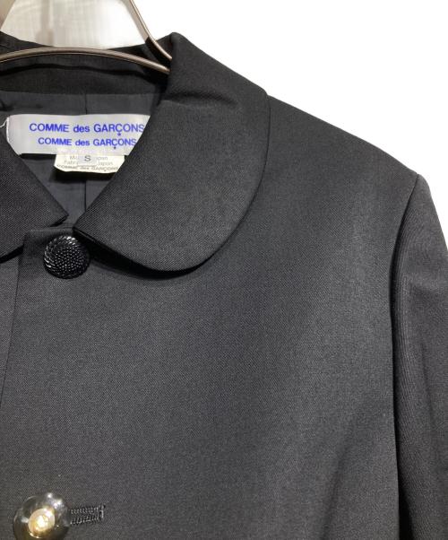 COMME des GARCONS COMME des GARCONS（コムデギャルソン コムデギャルソン）COMME des GARCONS COMME des GARCONS (コムデギャルソン コムデギャルソン) 丸襟ジャケット/Round-collar jacket ブラック サイズ:Sの古着・服飾アイテム