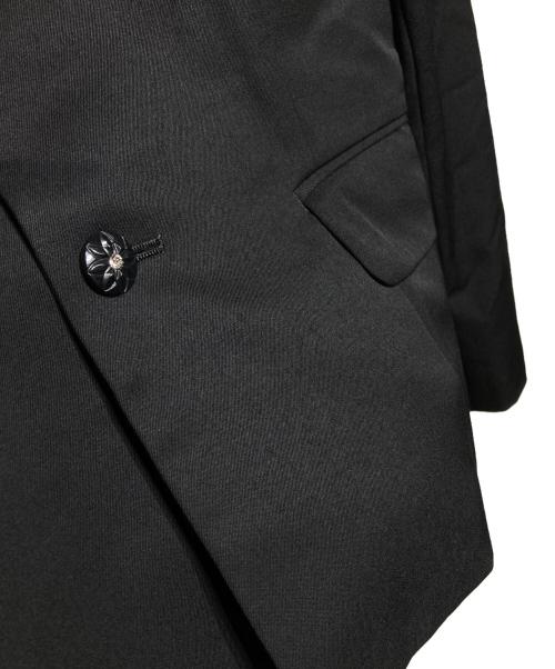 COMME des GARCONS COMME des GARCONS（コムデギャルソン コムデギャルソン）COMME des GARCONS COMME des GARCONS (コムデギャルソン コムデギャルソン) 丸襟ジャケット/Round-collar jacket ブラック サイズ:Sの古着・服飾アイテム