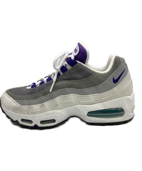 NIKE（ナイキ）NIKE (ナイキ) WMNS AIR MAX 95 グレー×パープル サイズ:25.5の古着・服飾アイテム